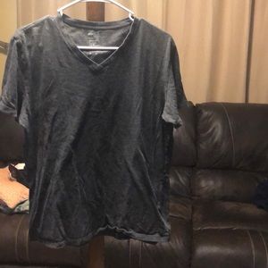 Gray v neck T-shirt